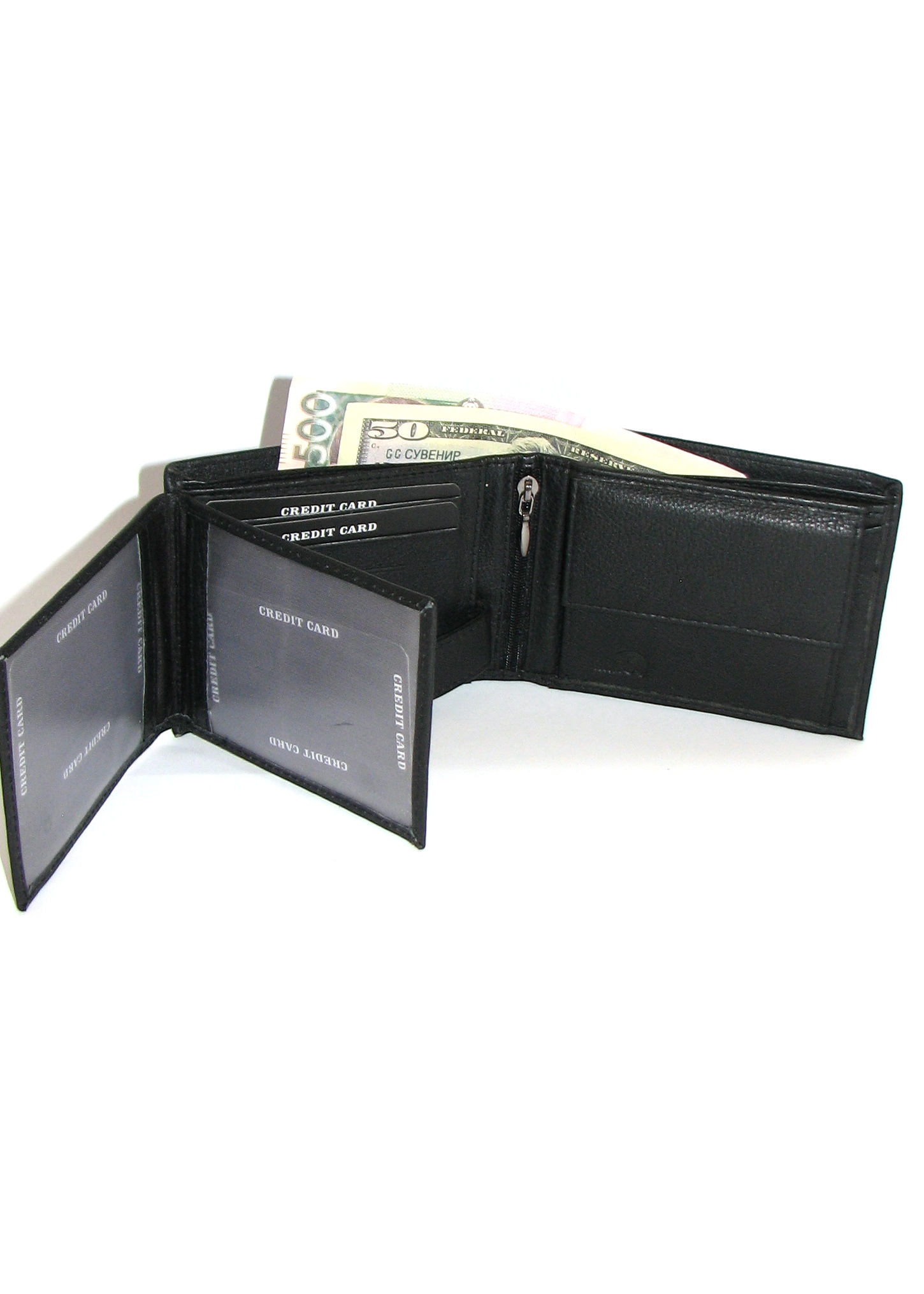 Кожаный кошелек DNK N992-CCF blk NEW Кожаный кошелек DNK N992-CCF blk NEW